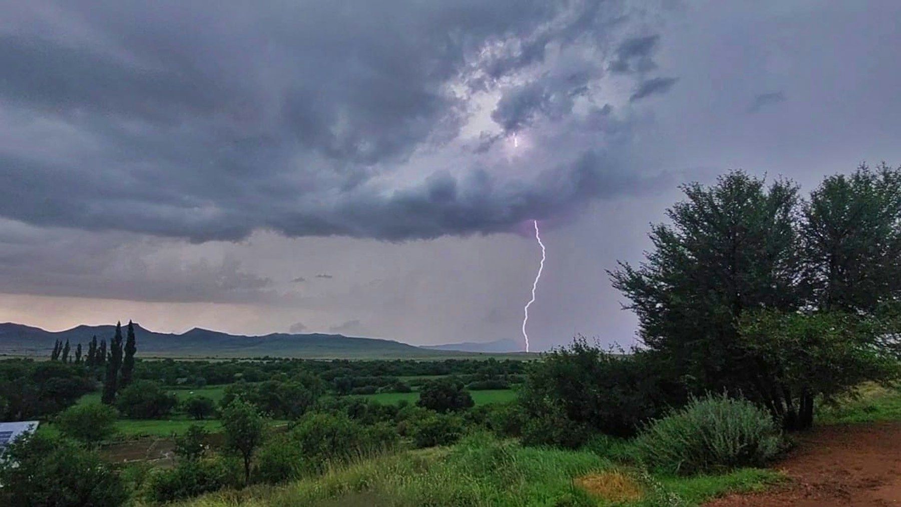 A Karoo thunderstorm